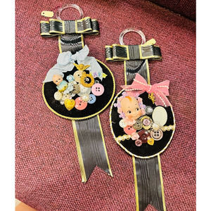 Vintage Kewpie Handmade Decor set of 2